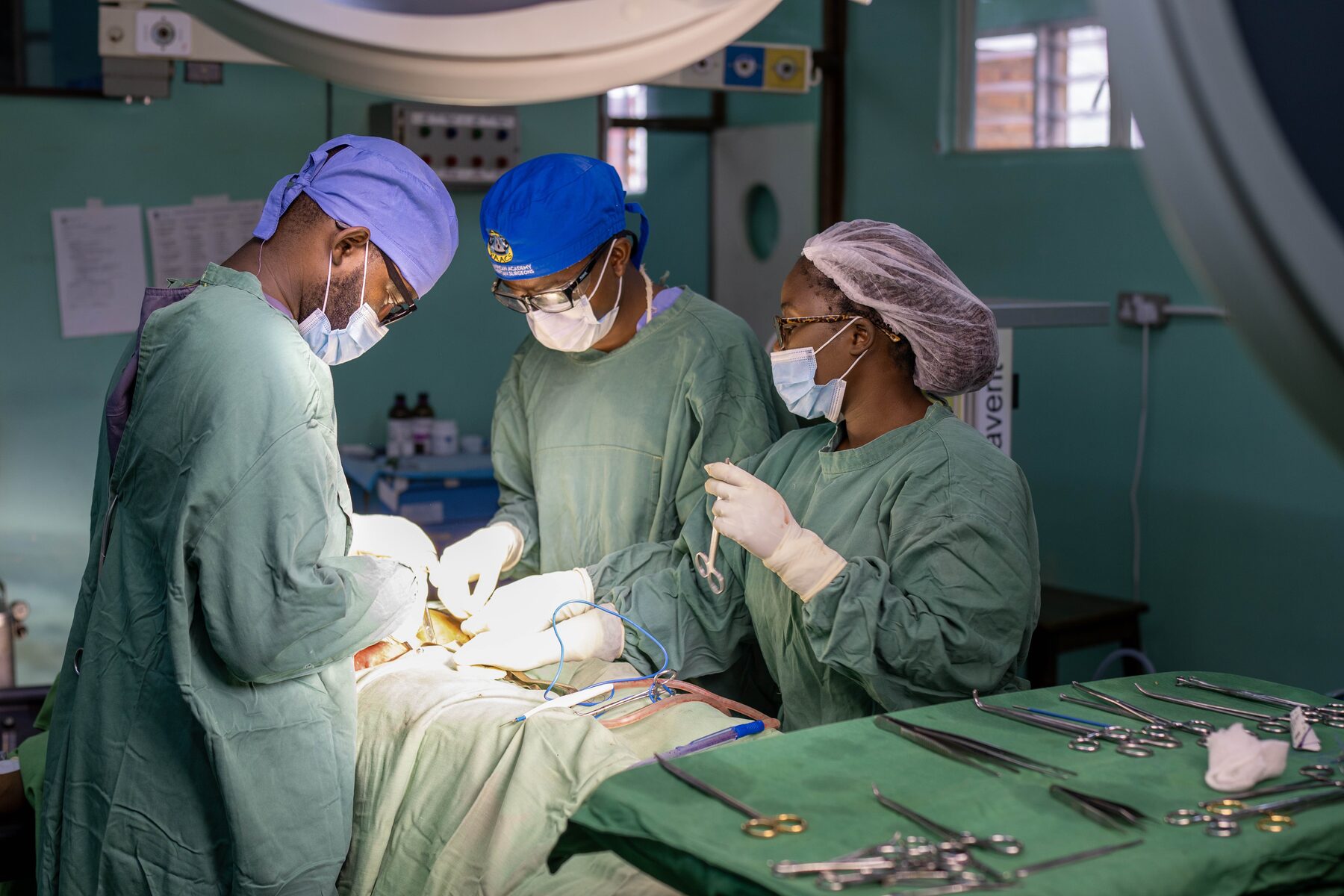 Malamulo clinical staff working together