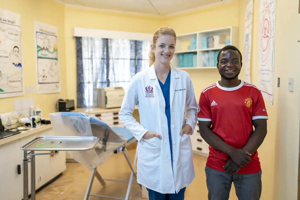 Dental colleagues in the clinic